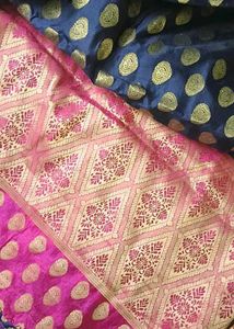 Elegant Blue Silk Saree