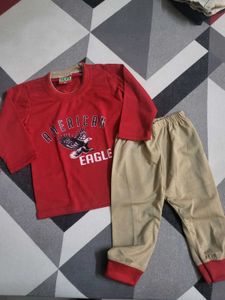 Tshirt Pajamas Set