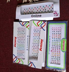 Round Various Colour Bindi