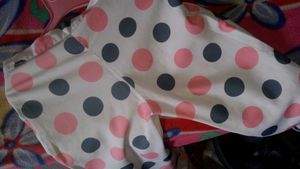 Polka Dot Flare Leg Pants