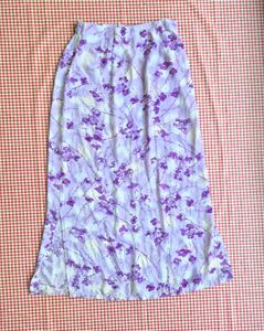 Floral Long Skirt