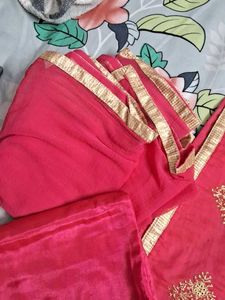 Pink Embroidered Salwar Kameez Suit