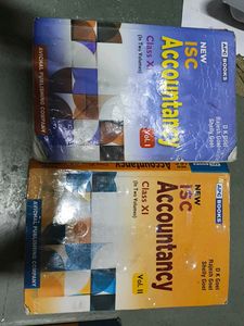 ISC Accountancy Class XI - Vol I & II