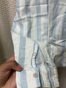 Striped Button-Down Shirt