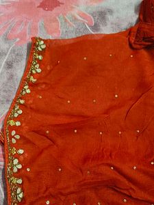 Rust Orange kurta Set