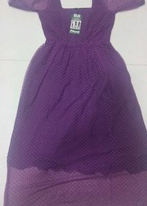 Floor Length A-line Dress