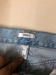 Forever 21 High Waist Blue Shaded Jeans