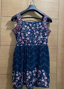 Floral Embroidered Palazzo