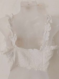 Y2K RUFFLE TOP