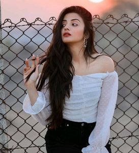 Off Shoulder Crop Top| Korean Top|Crop