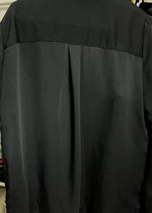 Black Button-Down Shirt