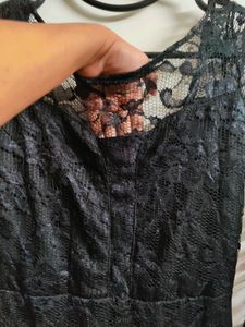 Brand New Black Lace Bodycon Black Short Dress