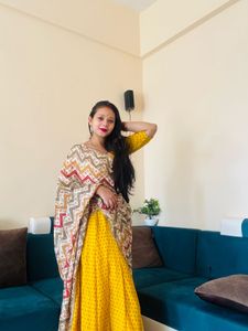 Yellow Lehenga Choli Set