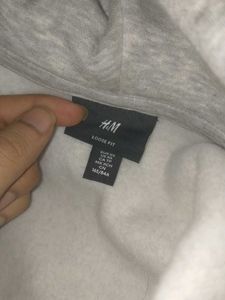 h&amp;m Gray Zip-Up Hoodie - Casual Style