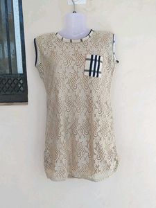 💁Cream Colour Stylish Top
