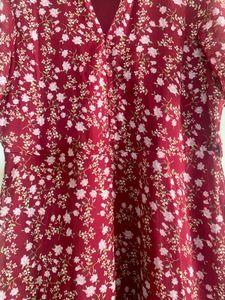 Floral fit &amp; flare Dress