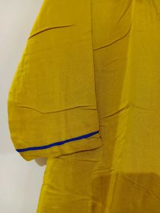 Golden Yellow Kurta For Summer