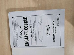 Sanjiv English Passbook Class10 2025 Edition