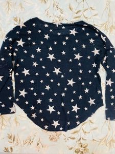 Star Print Pullover