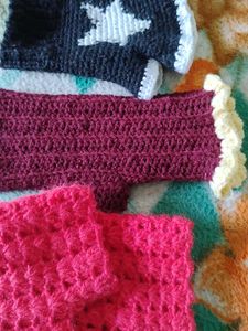 3 Handmade Fingerless Gloves