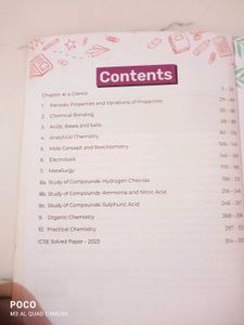 Oswal Class 10th Chemistry Question Bank