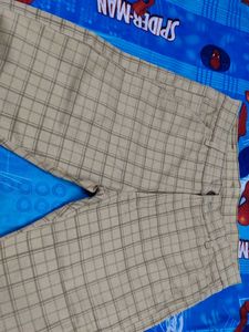 Checkered Casual Pants