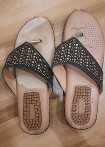 Black Golden Slippers