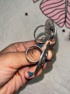 Statement Silver Earrings