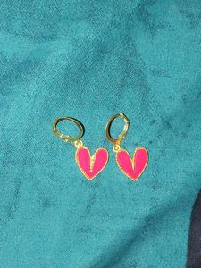 Heart Drop Earrings