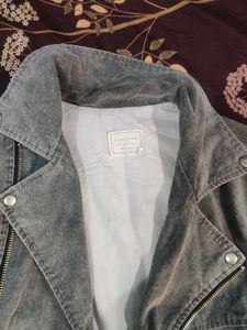 Platfrom orignal Gray Corduroy Moto Jacket