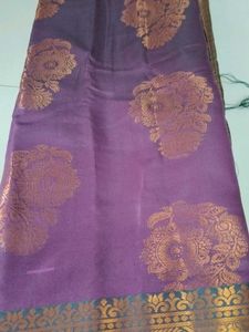 Dark purple Colour Silk Saree...