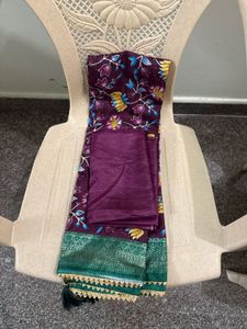 Elegant Floral Saree
