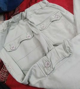 Casual Light Green Pants