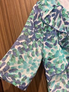 Zara Ruffled Print Dress