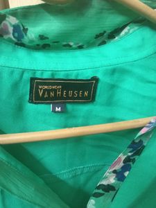 Floral Print Green Top