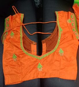 Contrast Saree
