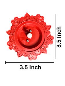 LED Brown Water Sensor Diya For Festival
