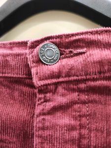 GAP UK Corduroy Burgendy Colour Trouser.