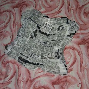 Zara Newspaper Corset Top