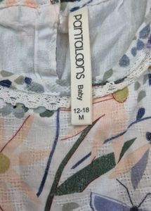 Cute Floral Baby Dress in 1-2 years girl