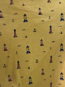 Yellow Crop Top With Design