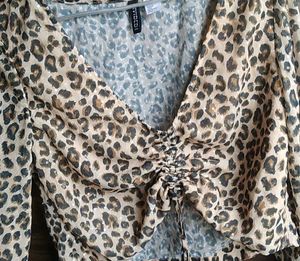 H&amp;M Leopard Print Top
