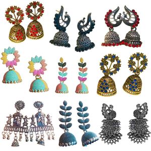 Pack Of 6 Traditional Earrings