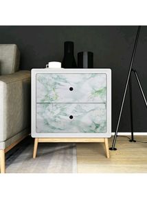 Wallberry Wallpaper Stickers, Marble Effect ,beautiful Green Colour