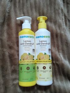 Mamaearth Lemon Anti-Dandruff Shampoo&Conditioner
