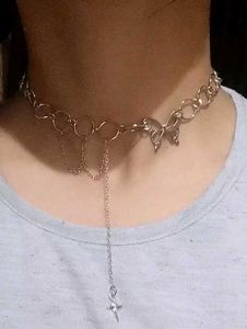 Butterfly Star Chain Choker