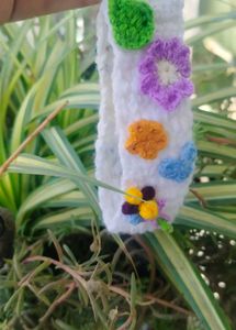 Crochet Wristlet Keychain