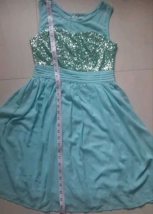 Sparkly Bluish green Party Dress