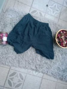 Dark Blue Casual Shorts