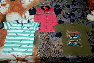 Pack Of Three Boys T-shirts Summer Special